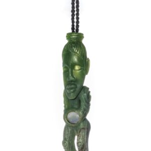 ponamu necklace, jade pendant, nz designer, nephrite jade, tiki, opal, maori stone, maori art